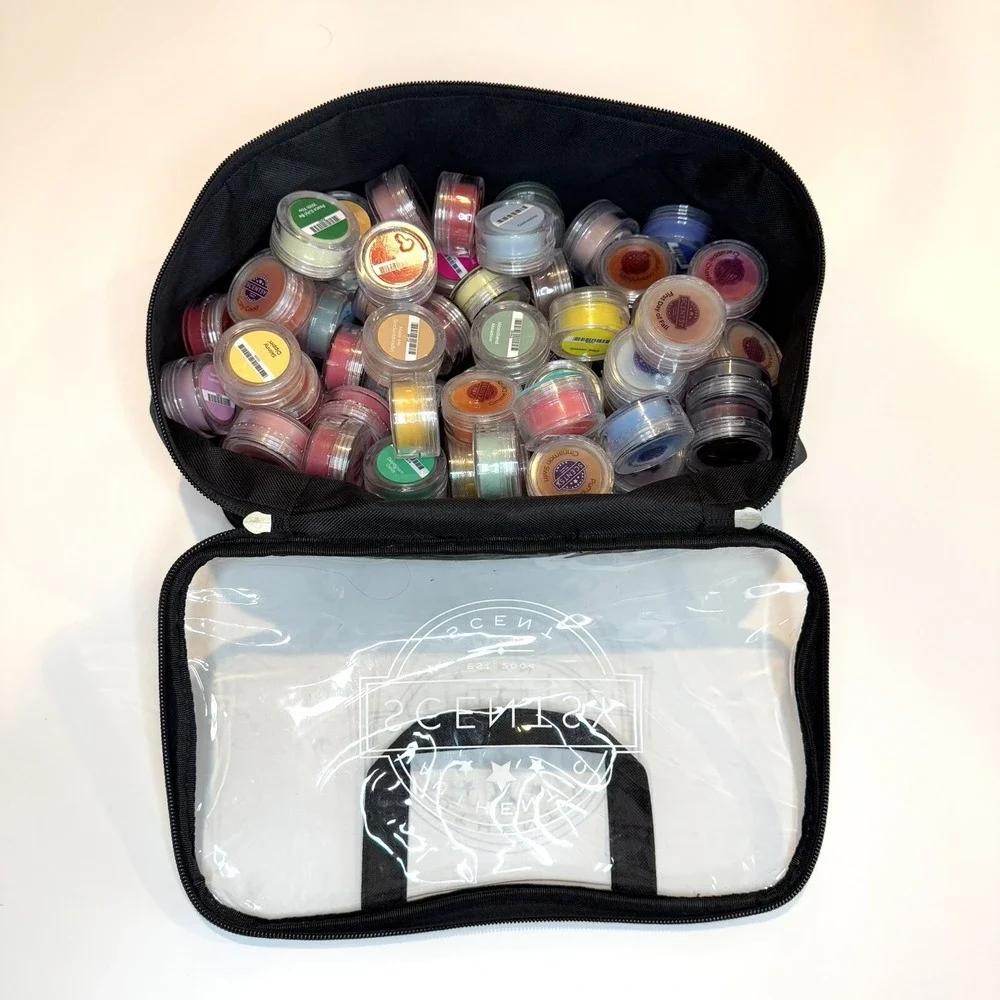 Scentsy Huge Lot of 66 Party Testers Wax Melts Samples Scentsy Samples in Bag